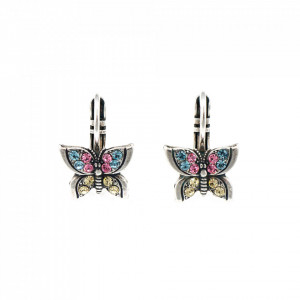 Cercei placati cu Argint 925, cu cristale originale, Spring Flowers | 1155-323SP6