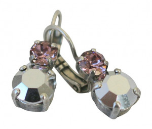 Cercei placati cu Argint 925, cu cristale Swarovski, Discover | 1190-1029SP6-Multicolor-5750