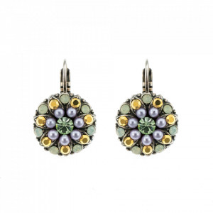 Cercei placati cu Argint 925, cu cristale Swarovski, Iris | 1029-1327SP6-Multicolor-1320