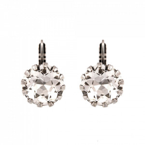 Cercei placati cu Argint 925, cu cristale Swarovski, On a Clear Day | 1133/1-001SP6-Transparent-2030