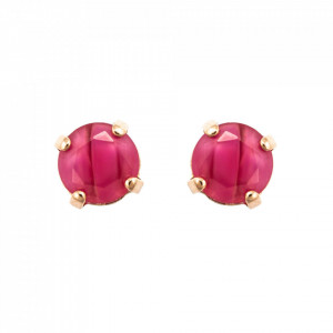 Cercei placati cu Aur roz de 24K, cu cristale Swarovski, Antigua | 1440-74RRG2-Roz-5980