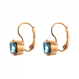 Cercei placati cu Aur roz de 24K, cu cristale Swarovski, Memories of Montmartre | 1440-202RG6