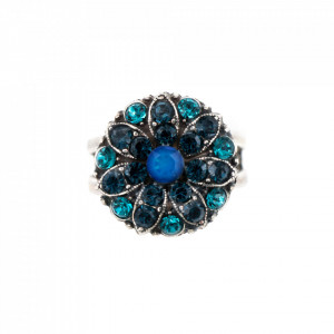 Inel placat cu Argint 925, cu cristale Swarovski, Guardian Angel | 7217-207SP-Multicolor-8450