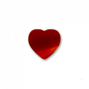 Piatra semipretioasa Heart Red Agate interschimbabila pentru Pandantivul Magic Pendant - Magic Love-Rosu-8790