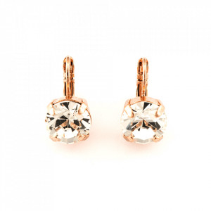 Cercei placati cu Aur roz de 24K, cu cristale originale, On a Clear Day | 1448-001RG6