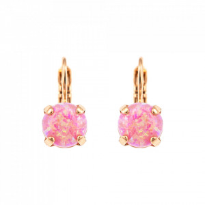 Cercei placati cu Aur roz de 24K, cu cristale originale, Take my Breath Away | 1440SO-M99RG6