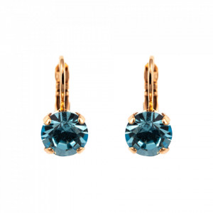 Cercei placati cu Aur roz de 24K, cu cristale Swarovski, Memories of Montmartre | 1440-202RG6