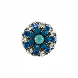 Inel placat cu Argint 925, cu cristale Swarovski, Guardian Angel | 7217-1041SP-Multicolor-8441
