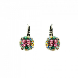 Cercei placati cu Argint 925, cu cristale Swarovski, California Dreaming | 1445-01749SP6-Multicolor-6012