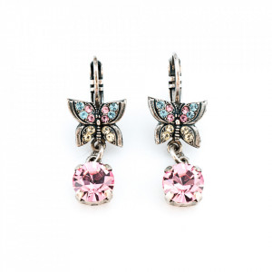 Cercei placati cu Argint 925, cu cristale originale, Spring Flowers | 1154-323SP6