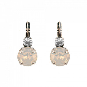 Cercei placati cu Argint 925, cu cristale Swarovski, Forever | 1037-5087SP6-Alb-1472