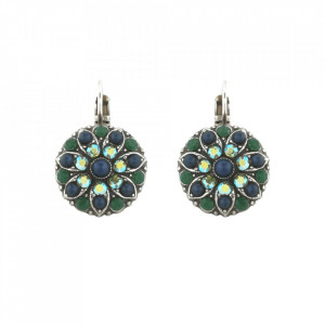 Cercei placati cu Argint 925, cu cristale Swarovski, Guardian Angel | 1029-1001sp6-Multicolor-1302