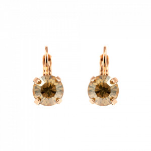 Cercei placati cu Aur roz de 24K, cu cristale originale, Breakfast at Tiffany’s | 1440-216RG6