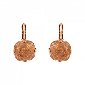 Cercei placati cu Aur roz de 24K, cu cristale originale, Breakfast at Tiffany’s | 1326/4-362ICERG6
