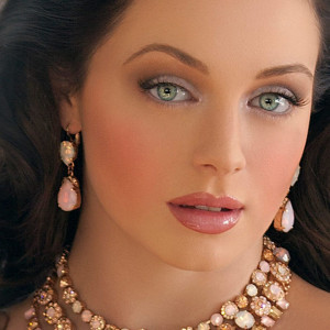 Cercei placati cu Aur roz de 24K, cu cristale Swarovski, Tiara Day | 1032/4-2333RG6-Multicolor-1712