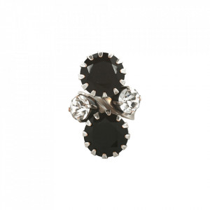Inel placat cu Argint 925, cu cristale Swarovski, Check Mate | 7133/2-280-1SP-Multicolor-7672