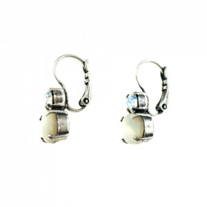 Cercei placati cu Argint 925, cu cristale Swarovski, Forever | 1462-M5087SP6-Multicolor-6433