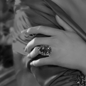 Inel placat cu Aur roz de 24K, cu cristale Swarovski, Bohemian Rhapsody | 7098-204RG-Mov-8153