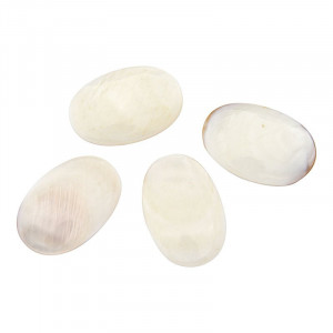 Piatra semipretioasa Sidef interschimbabila pentru Pandantivul Magic Pendant-Alb-8753