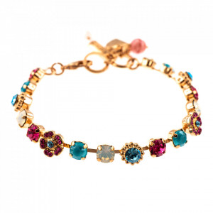 Bratara placata cu Aur roz de 24K, cu cristale Swarovski, Memories of Montmartre | 4504-1146RG