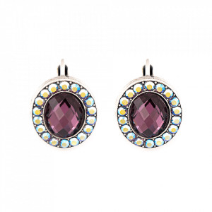 Cercei placati cu Argint 925, cu cristale Swarovski, Bohemian Rhapsody | 1130-2044SP6