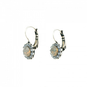 Cercei placati cu Argint 925, cu cristale Swarovski, Forever | 1133-1049SP6-Multicolor-2204