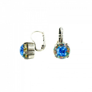 Cercei placati cu Argint 925, cu cristale Swarovski, Julia | 1445-8849SP6-Multicolor-6414