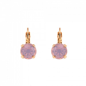Cercei placati cu Aur roz de 24K, cu cristale Swarovski, Elizabeth | 1440-395RG6-Roz-5974