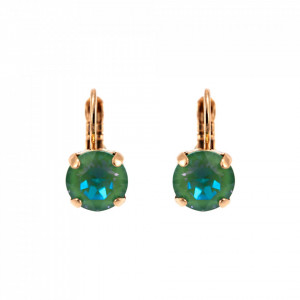 Cercei placati cu Aur roz de 24K, cu cristale originale, Silky Sage DeLite | 1440-169RG6