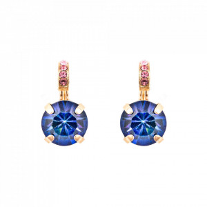 Cercei placati cu Aur roz de 24K, cu cristale Swarovski, Cotton Candy - The Sweet Life | 1056-144RG6-Multicolor-1554