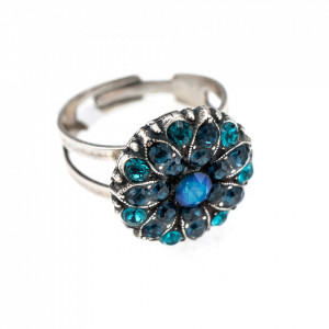 Inel placat cu Argint 925, cu cristale Swarovski, Guardian Angel | 7217-207SP-Multicolor-7814