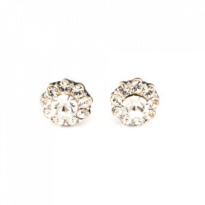 Cercei placati cu Argint 925, cu cristale originale, On a Clear Day | 1379-001001SP2