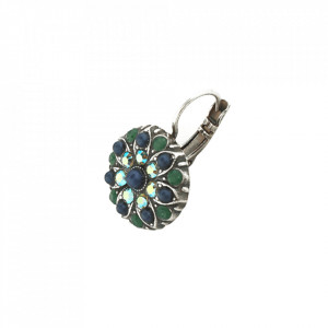 Cercei placati cu Argint 925, cu cristale Swarovski, Guardian Angel | 1029-1001sp6-Multicolor-1645
