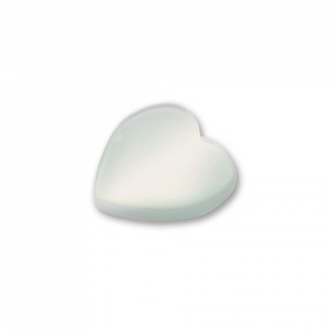 Piatra semipretioasa Heart Moonstone interschimbabila pentru Pandantivul Magic Pendant - Magic Love-Alb-8785