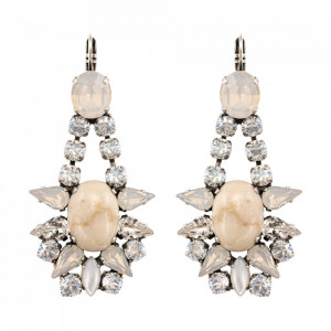 Cercei placati cu Argint 925, cu cristale Swarovski, Forever | 1415-M5087SP6-Multicolor-5956