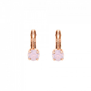 Cercei placati cu Aur roz de 24K, cu cristale originale, Elizabeth | 1425-395RG6