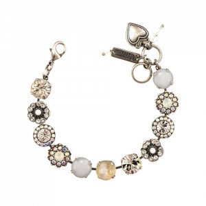 Bratara placata cu Argint 925, cu cristale Swarovski, On a Clear Day | 4084-001SP-Transparent-1097