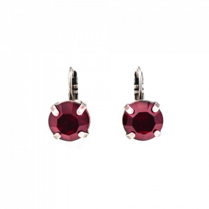 Cercei placati cu Argint 925, cu cristale originale, Lady In Red | 1448-208SP6