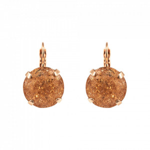 Cercei placati cu Aur roz de 24K, cu cristale originale, Breakfast at Tiffany’s | 1385-362ICERG6