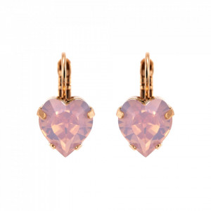 Cercei placati cu Aur roz de 24K, cu cristale Swarovski, Antigua | 1100/2-395RG6-Roz-1907