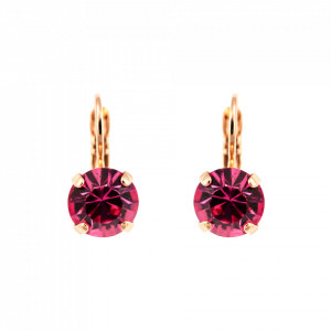 Cercei placati cu Aur roz de 24K, cu cristale Swarovski, Memories of Montmartre | 1440-209RG6
