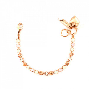 Bratara placata cu Aur roz de 24K, cu cristale originale, Tiara Day | 4008-2333RG