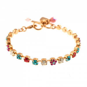 Bratara placata cu Aur roz de 24K, cu cristale Swarovski, Memories of Montmartre | 4008-1146RG