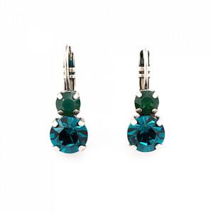 Cercei placati cu Argint 925, cu cristale originale, Julia | 1190-3322SP6