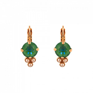 Cercei placati cu Aur roz de 24K, cu cristale originale, Take my Breath Away| 1010-1156RG6