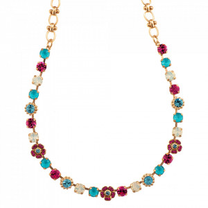 Colier placat cu Aur roz de 24K, cu cristale Swarovski, Memories of Montmartre | 3504/2-1146RG