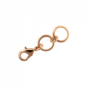 Extensie pentru bratara placata cu Aur roz de 24K | 4990-RG