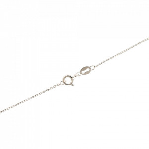 Pandantiv cu lant Argint 925 Rose Gold Blossom Cherry Flower-Multicolor-618