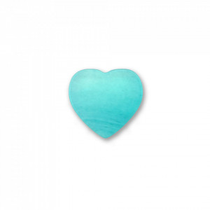 Piatra semipretioasa Heart Blue Sky Agate interschimbabila pentru Pandantivul Magic Pendant - Magic Love-Albastru-8788