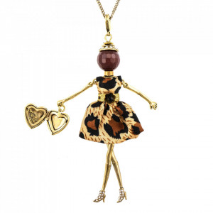 Bambola in Stile Nairobi-Brown-Gold-Maro-1109